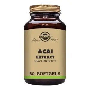 Solgar Acai Extract - High in Antioxidants | 60 Softgels