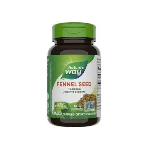 Nature's Way Fennel Seed Extract | Traditional Herbal Digestive Aid - 100 Vegan Capsules