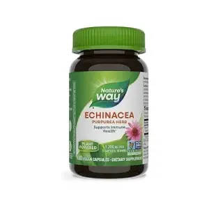 Nature's Way Echinacea Purpurea Herb - 1200mg | 100 Capsules