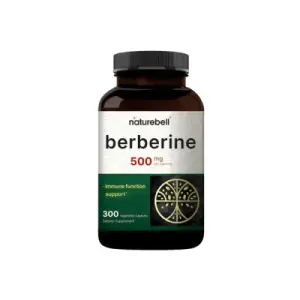 NatureBell Berberine 500mg - 300 Capsules