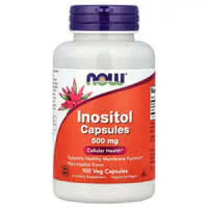 NOW Foods Inositol 500mg - 100 Veg Capsules