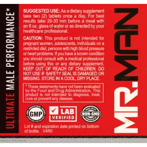Male Performance label section 1