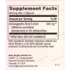 Ashwagandha Extract label section 3 thumbnail
