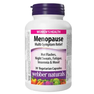 Webber Naturals Menopause Relief with EstroG-100, Multi-Symptom