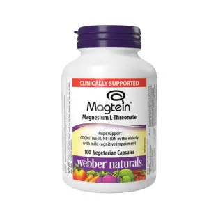 Magtein Magnesium L-Threonate 2000mg - 100 Vcaps