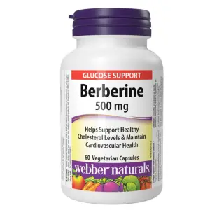 Webber Naturals Berberine 500 mg 60 Capsules