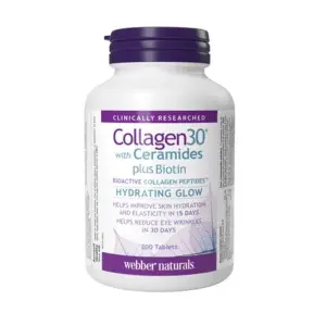 Webber Naturals Collagen 30 with Biotin and Ceramides - 200 Tablets