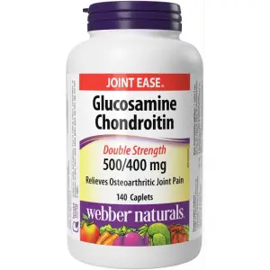 Wabber Naturals Glucosamine Chondroitin with Vitamin D3 300 Capsules