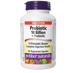 Webber Naturals Probiotic with Prebiotic 90 Capsules