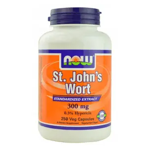 NOW St. John's Wort 300 mg - 100 Veg Capsules