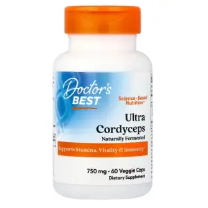 Doctor's Best Ultra Cordyceps 750 mg 60 Veggie Caps