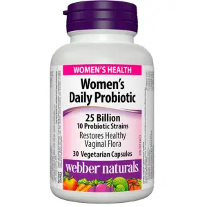 Webber Naturals Probiotics for Women 30 Capsules