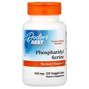 Doctor's BEST Phosphatidylserine Supplement 100 mg 120 Veg Caps