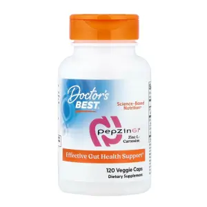 Doctor's Best PepZin GI, Zinc-L-Carnosine Complex 120 Veggie Caps