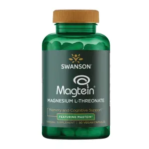 Magnesium L-Threonate - Featuring Magtein  - 90 Vegan Caps