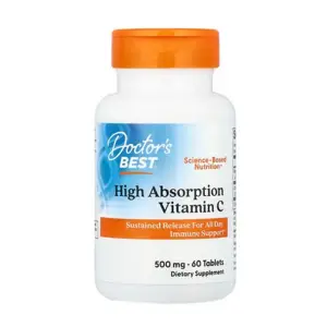 Doctor's Best High Absorption Vitamin C 500 mg 60 Tablets