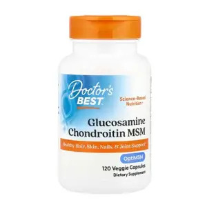 Doctor's Best Glucosamine Chondroitin MSM 120 Veggie Caps