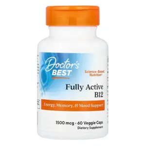 Doctor's Best Fully Active B12 1500 mcg 60 Veggie Caps