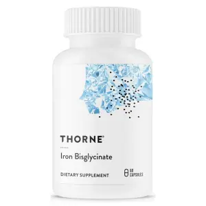 Thorne Iron Bisglycinate Dietary Supplement Capsules - 60 Capsules