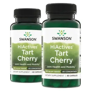 HiActives Tart Cherry -  2 Pack (60 caps)