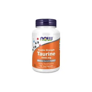 Now Foods Double Strength Taurine - 1000 Mg | 100 Veg Capsules