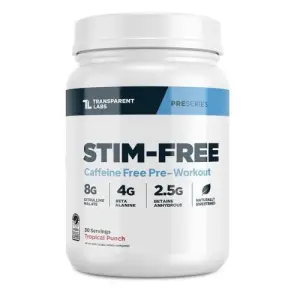 Transparent Labs Stim Free Pre Workout | 30 Servings